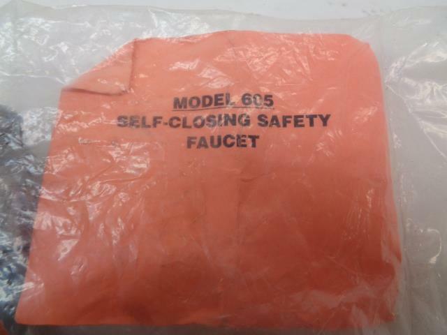 1 NOS OSHA SELF CLOSING DRUM SAFETY FAUCET MODEL 605 R5TA