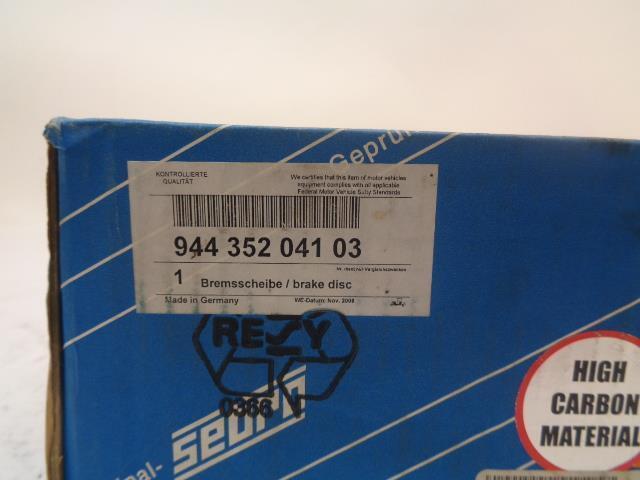 SEBRO REAR BRAKE ROTOR FOR PORSCHE 944 S2 85-88 944 352 041 03 R24