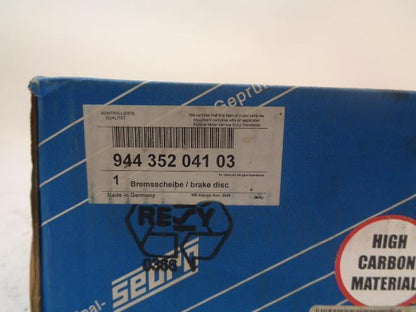 SEBRO REAR BRAKE ROTOR FOR PORSCHE 944 S2 85-88 944 352 041 03 R24