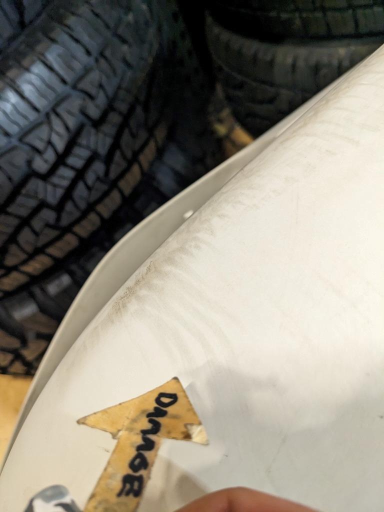 PORSCHE 928 -REAR BUMPER-LINING-WHITE- 65X30X18- 92850512322- NEW B2