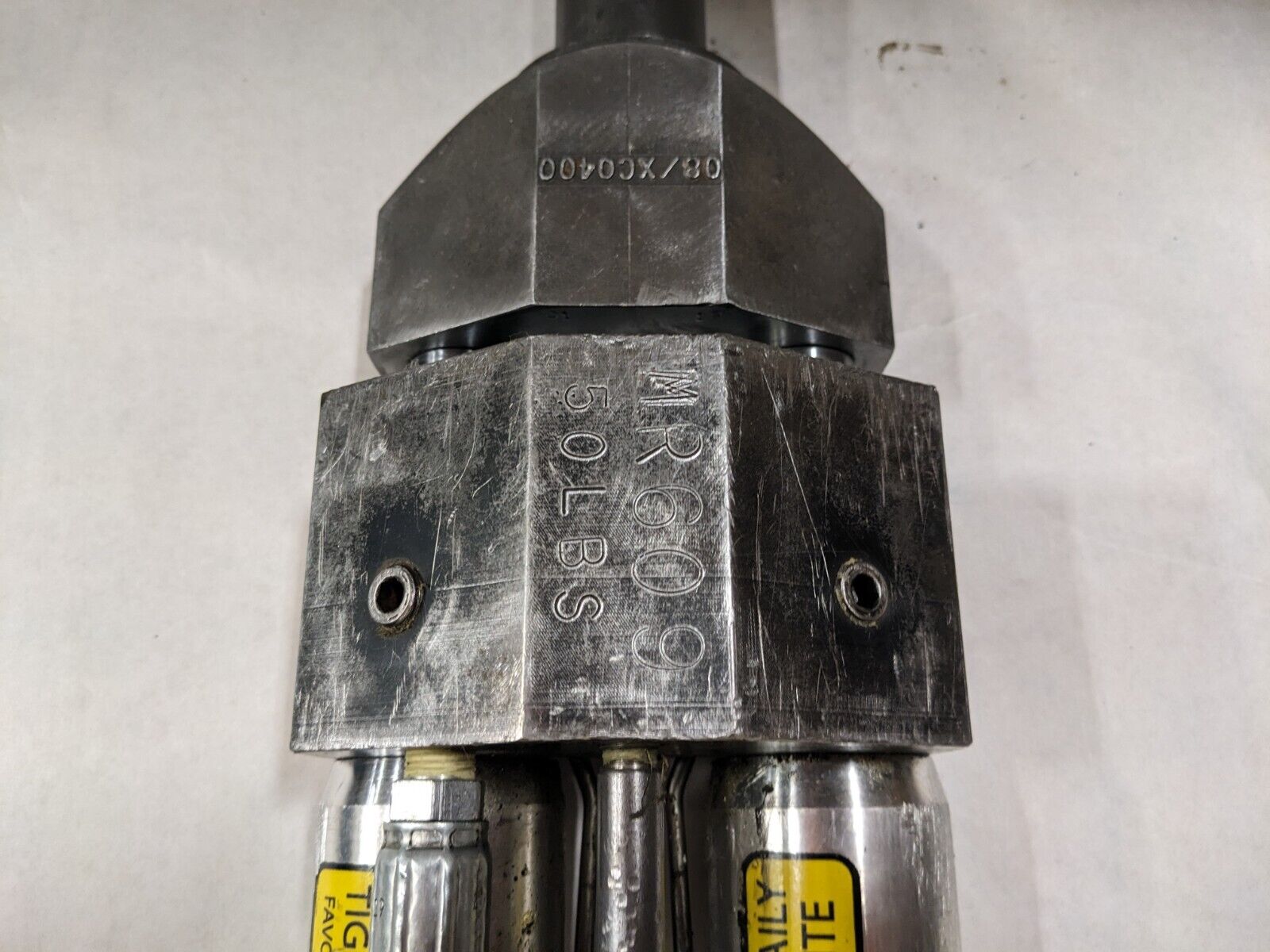 POWER TEAM SPX ELECTRIC HYDRAULIC PUMP PE550 W/ MR571 POST TENSION JACK