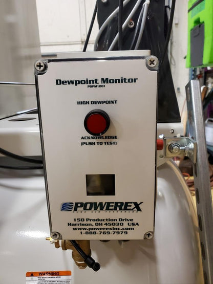 Powerex Whisper Air STES0754 Oil Less Scroll Air Compressor Drier 23scfm 120G