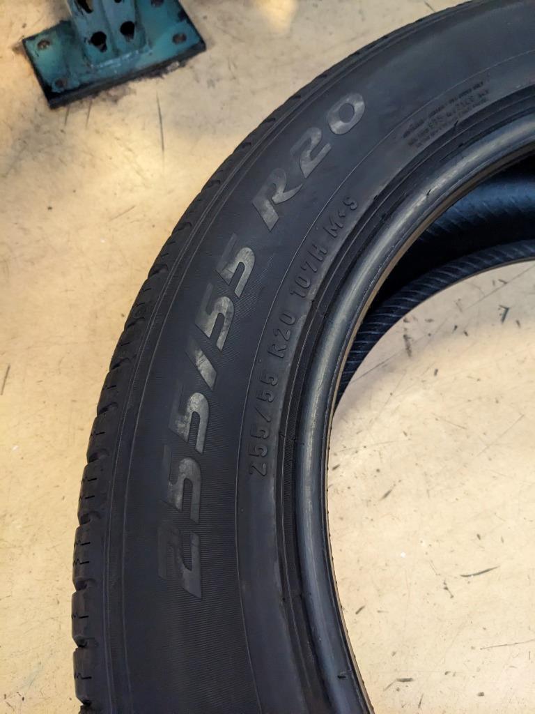 USED PIRELLI SCORPION ZERO ALL SEASON P 255 55 20 107H SL TIRE 2809500 CQ2