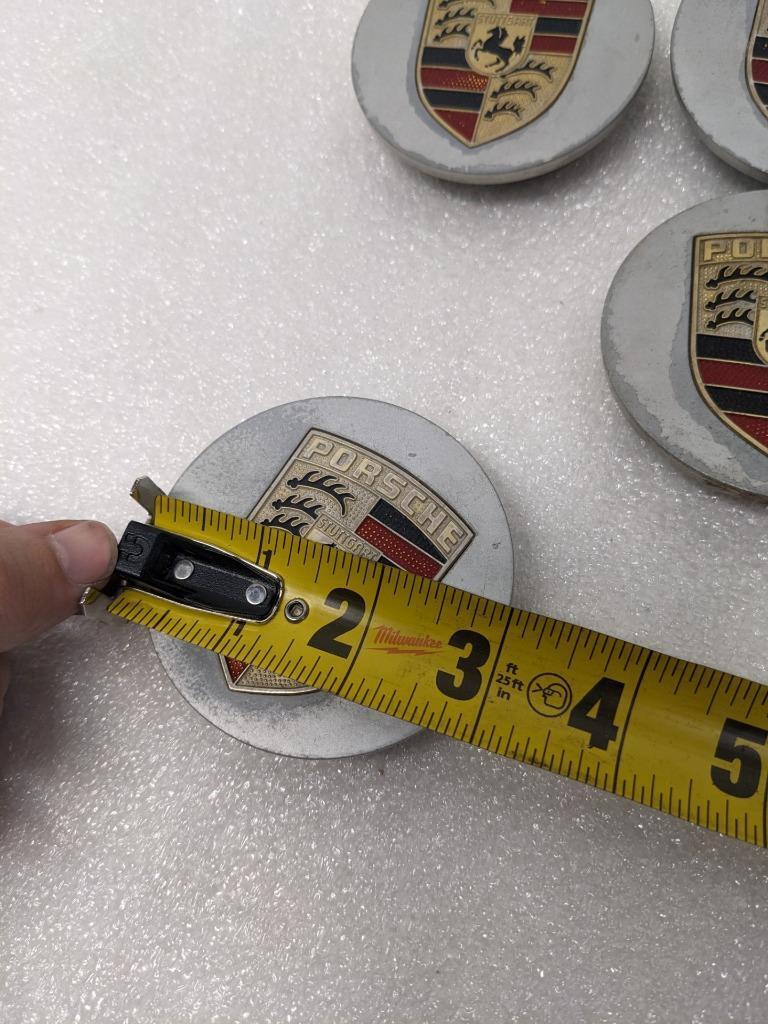 PORSCHE 92836103211 SET OF CENTER CAPS FOR PORSCHE 928 GTS USED #1 R24T1