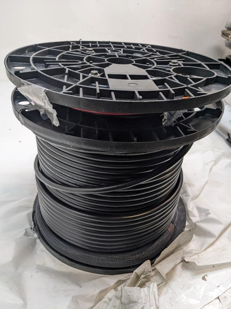 260FT DEAD BOLT REEL OUTDOOR HYBRID FIBER JUMPER 4-STRANDS W PULLING EYE NEW R29