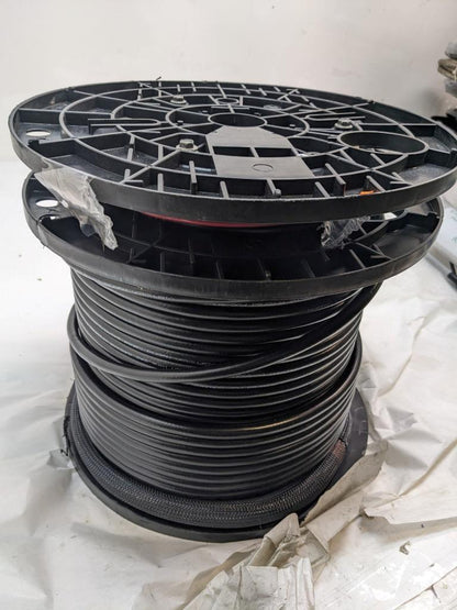 260FT DEAD BOLT REEL OUTDOOR HYBRID FIBER JUMPER 4-STRANDS W PULLING EYE NEW R29