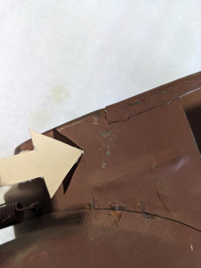 PORSCHE RIGHT DOUBLE FLAP HEATER BOX FOR PORSCHE 356/912 NEW R23