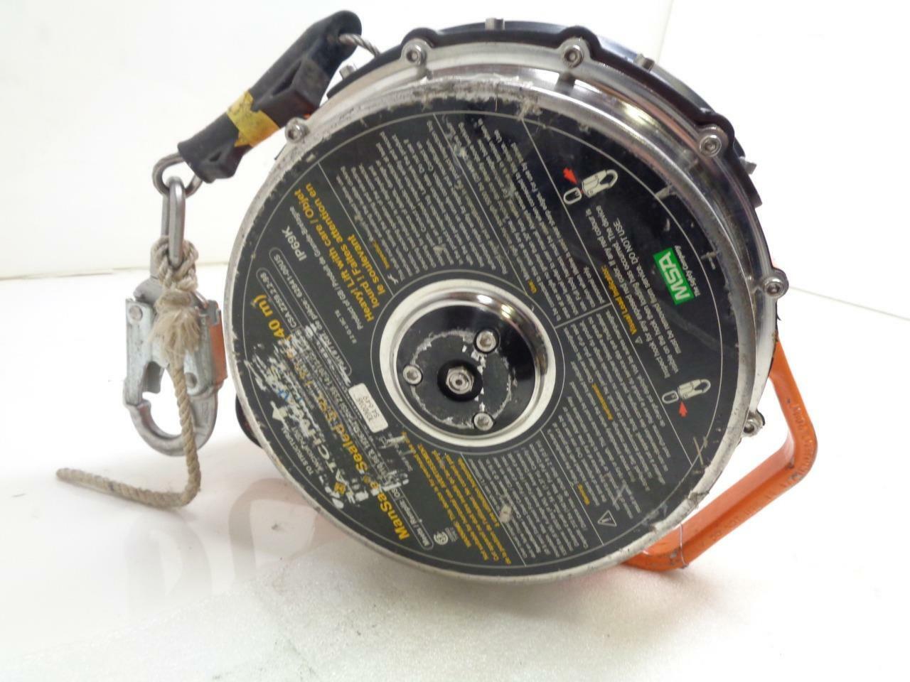 USED LATCHWAYS MANSAFE SEALED SRL 140' SELF-RETRACTING LIFELINE 62841-00US H2