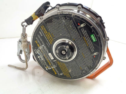USED LATCHWAYS MANSAFE SEALED SRL 140' SELF-RETRACTING LIFELINE 62841-00US H2