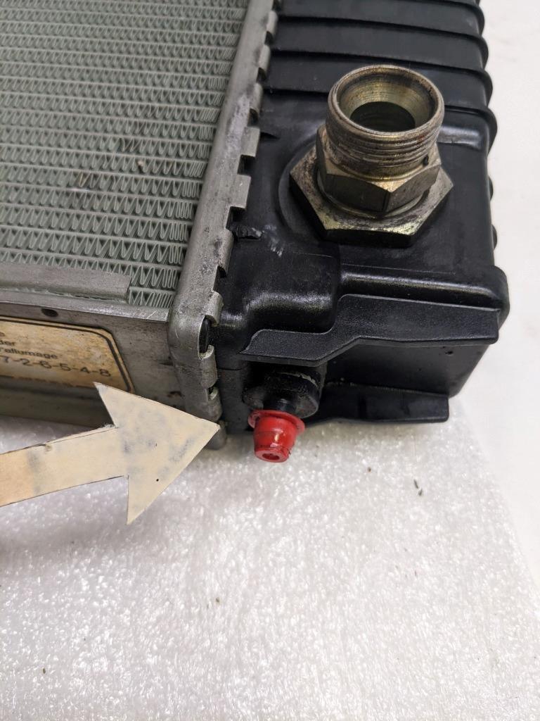 LEAKY PORSCHE 92810604401 RADIATOR FOR 87-91 PORSCHE 928 MANUAL TRANS USED R25