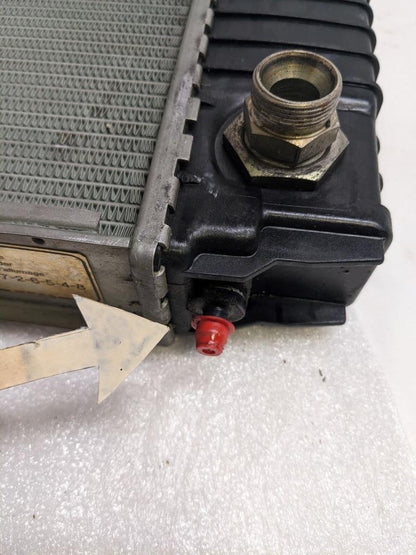 LEAKY PORSCHE 92810604401 RADIATOR FOR 87-91 PORSCHE 928 MANUAL TRANS USED R25