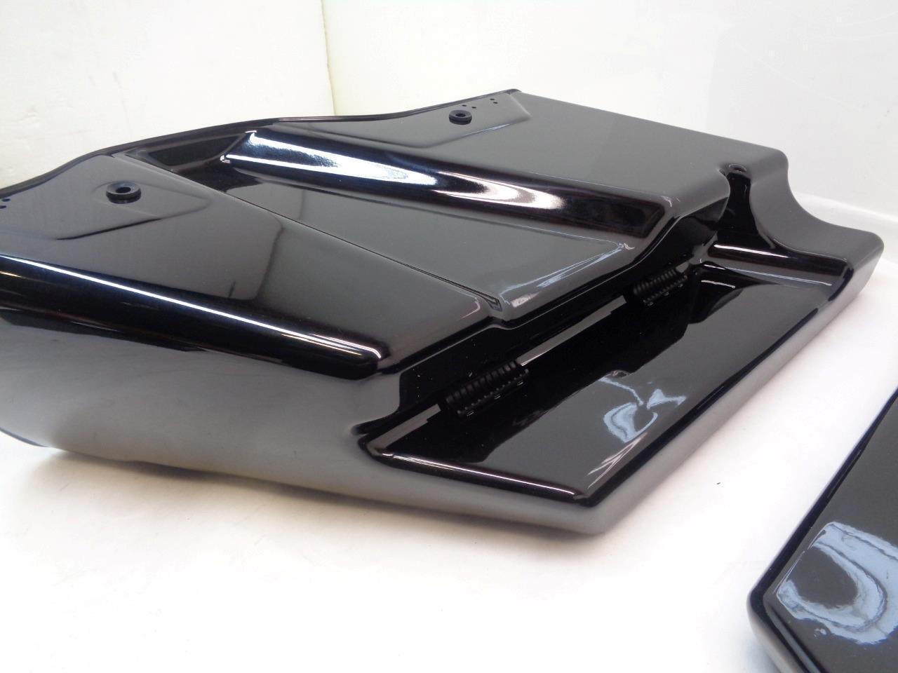 ADVANBLACK 4.5" STRETCHED SINGLE CUTOUT SADDLEBAG 2014+ HARLEY TOURING SB14  SR