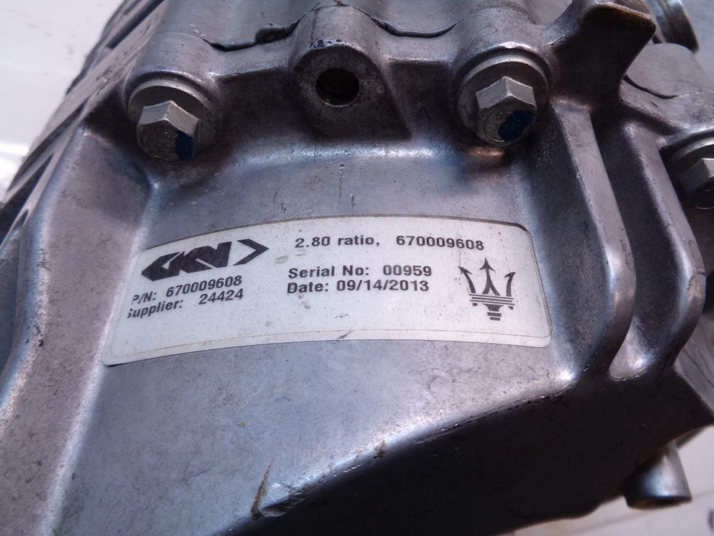 NEW GENUINE MASERATI DIFFERENTIAL ASSEMBLY FOR QUATTROPORTE/GHIBLI 670009608 K2