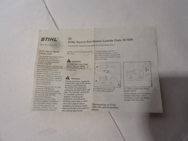 NEW STIHL ROLLMATIC E BAR KIT WITH CHAIN  3003 000 9421 SAWP2