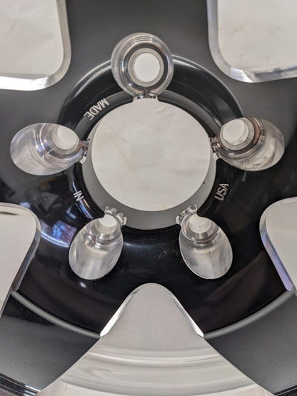 1 WELD 71HB8050A21A S71 WHEEL 18X5 5X114.3 ET-23 BLACK CENTER POLISHED NEW B2