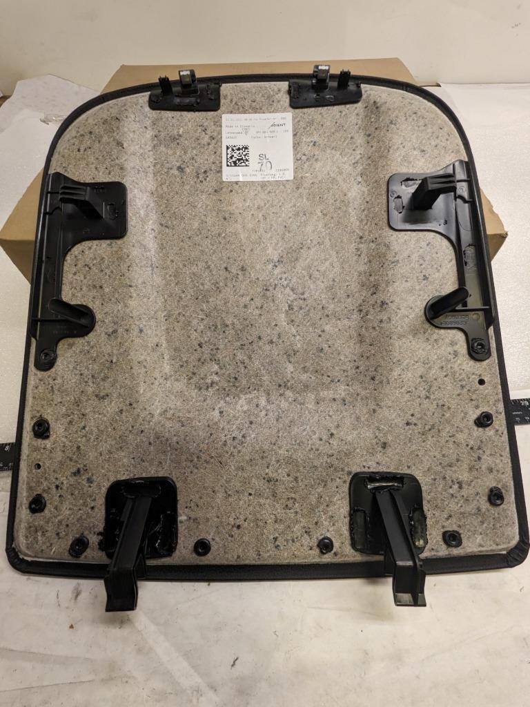 PORSCHE 958521989011D0 SEAT BACK PANEL (REAR, UPPER) CAYENNE MACAN NEW PGB2