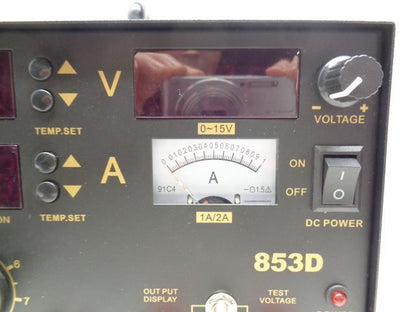 853D 3-IN-1 MULTI-FUNCTION SOLDERING IRON HOT AIR GUN AND DC SUPPLY R29