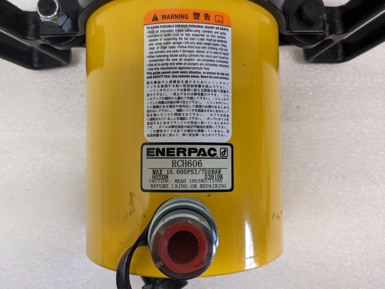 ENERPAC RCH606 HOLL-O-CYLINDER 63.6 ton 6.00 in Stroke Single-ActiON NEW B1B2