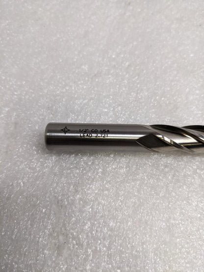 CLEVELAND TWIST DRILL C42699 END MILL 556 1/2" DIA 3-1/4" OAL 4-FLUTE NEW R22T5
