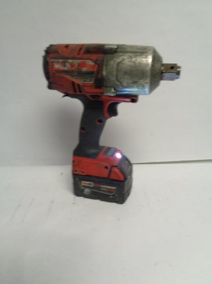 USED MILWAUKEE M18 FUEL HIGH-TORQUE IMPACT WRENCH 1/2 DRIVE 2863-22 BSR35