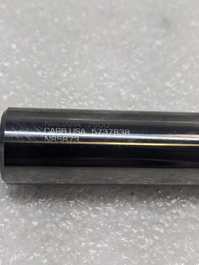 NIAGARA CUTTER SQUARE END 3/4" DIAM 2-1/4" 4 FLUTE SOLID CARBIDE NEW R29