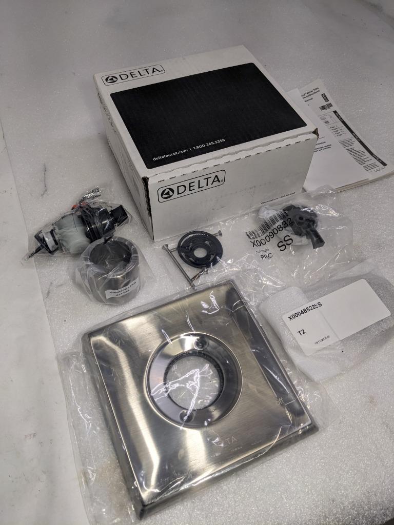DELTA TESLA SINGLE-HANDLE 3-SPRAY SHOWER FAUCET TRIM KIT T17252-SS NEW R27