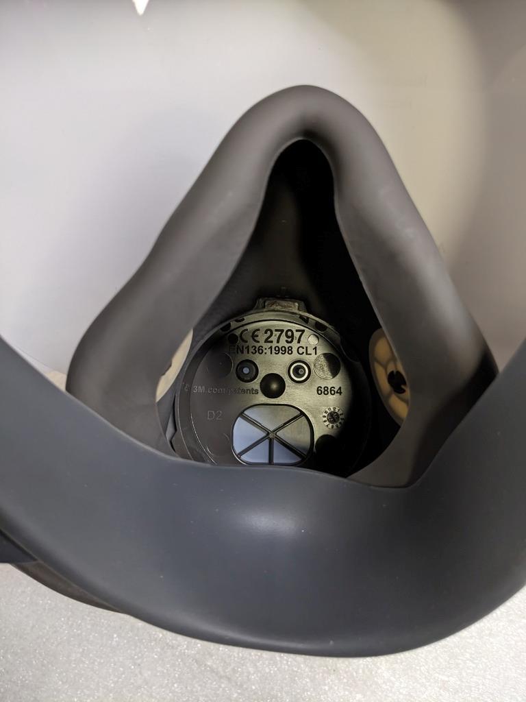 3M 6900 FULL-FACE LARGE RESPIRATOR MASK H-1472 NEW BSR3.1