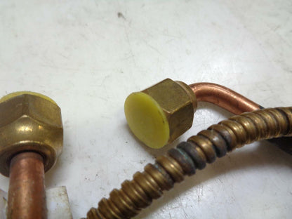 1 PAIR NEW JOHNSON CONTROLS ARMORED CAPILLARIES 0.062" IDx18" L SEC99AD-18 R10TD