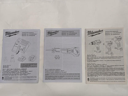 MILWAUKEE M18 CORDLESS LITHIUM-ION 4-TOOL COMBO KIT 2696-24 BSR35
