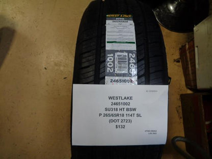 WESTLAKE SL318 HT BSW P 265 65 18 114T SL TIRE 24651002 CQ4