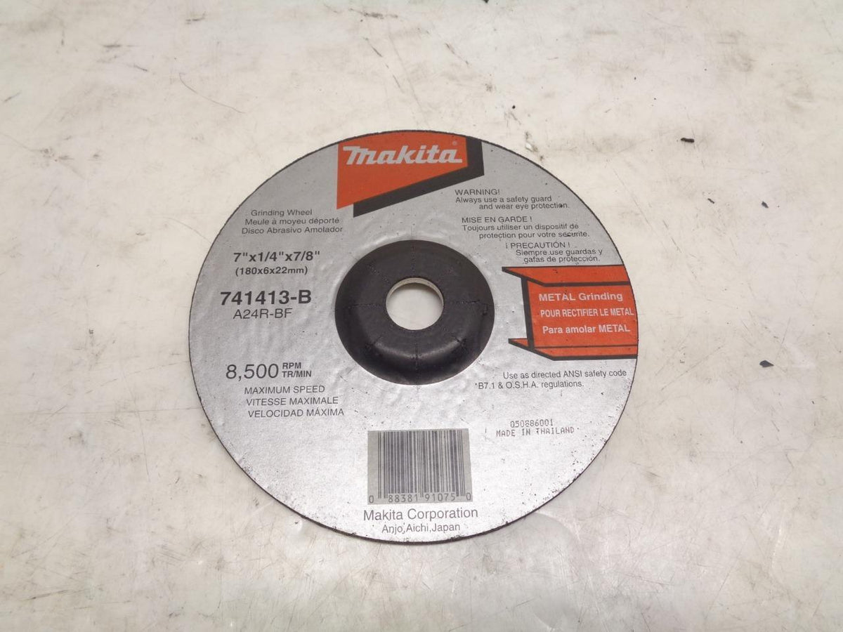 NEW Makita Grinding Wheel 7x1/4x7/8 741413-B R27