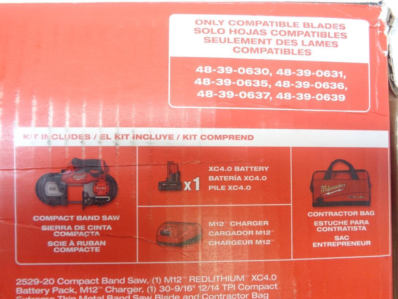 MILWAUKEE 2529-21XC M12 FUEL COMPACT BAND SAW KIT BSR35
