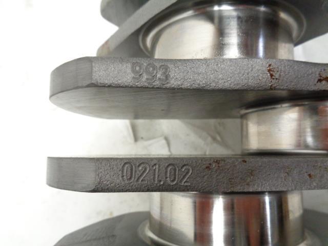 REFINISHED GENUINE PORSCHE 94-98 993 CRANKSHAFT 9932102R 993 021 02 R21T6