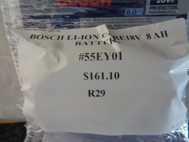 NEW BOSCH LI-ION CORE18V 8AH BATTERY GBA18V80 R28