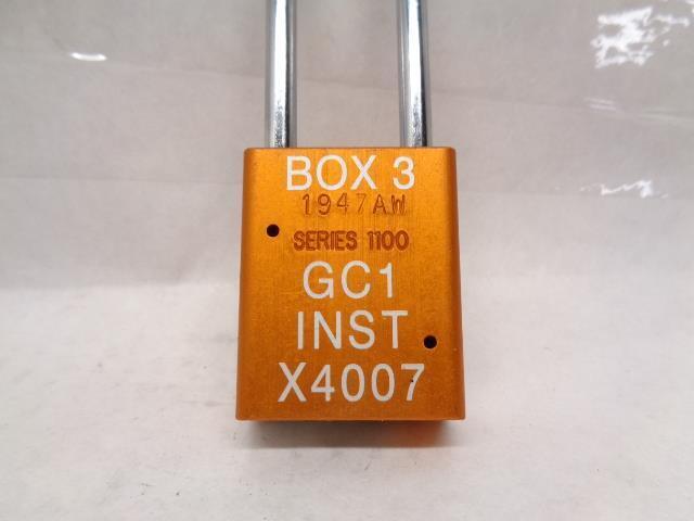 NEW AMERICAN LOCK ORANGE ALUMINUM PADLOCK 6PCS A1107KAORJ HH4 KEY R27