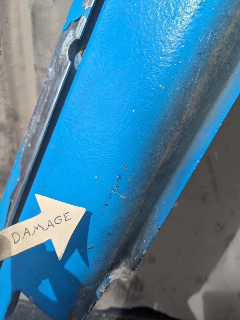 DAMAGED PORSCHE ALUMINUM RIGHT ROCKER PANEL BLUE FOR 78-89 911SC USED R25