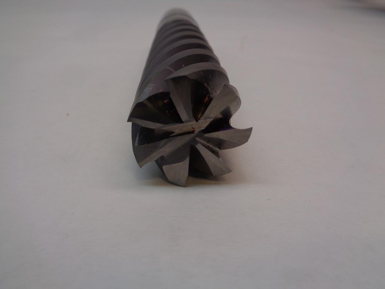 ACCUPRO 42527440 1-1/4x1-1/4x5x7-1/2 7 FLUTE 38° SQUARE CARBIDE END MILL R22T8