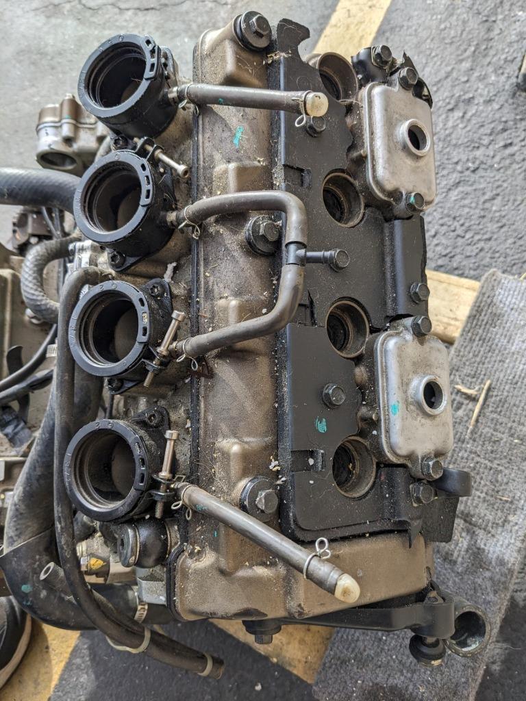 FOR PARTS ONLY KAWASAKI ZX600FEI22955 ENGINE FOR 2008 KAWASAKI ZX600J8F USED B2