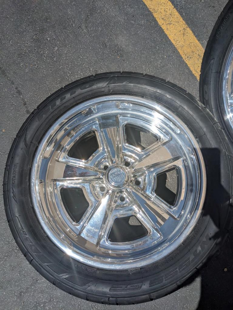 US MAG STAGGERED WHEEL SET 18X10 18X9 5X114.3 NITTO NT555 G2 TIRES 2003484606 B2