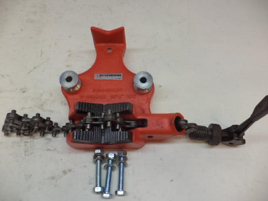 NEW ROTHENBERGER 70715 TOP SCREW CHAIN VISE 1/4-6" R28