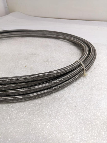 UNBRANDED BRAIDED 30' METALLIC HOSE 3/8" ID 1/2" OD W/ PLASTIC TUBING NEW R3T3