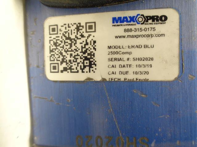 ERAD ERAD BLU 2500 COMP ELECTRIC TORQUE WRENCH TORQUE RANGE (FT LBS): 250-2 R27