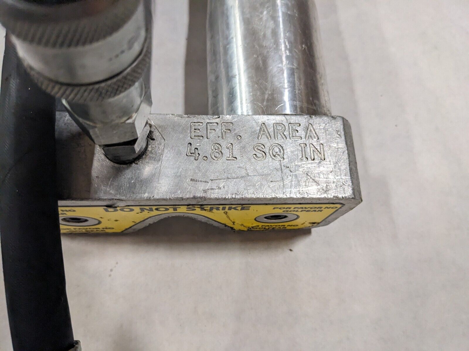 POWER TEAM SPX ELECTRIC HYDRAULIC PUMP PE550 W/ MR571 POST TENSION JACK