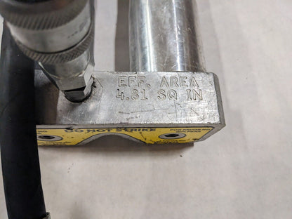 POWER TEAM SPX ELECTRIC HYDRAULIC PUMP PE550 W/ MR571 POST TENSION JACK