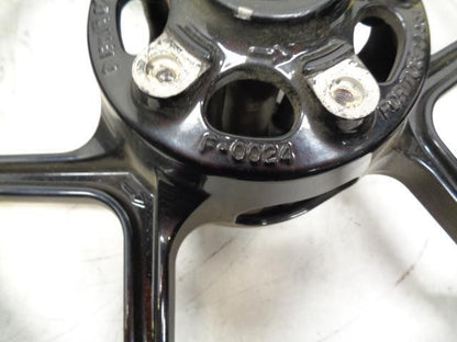 USED ENKEI KAWASAKI SPORTBIKE BLACK 3 TWIN SPOKE WHEEL 17x3.5 BORE 25.8mm WR