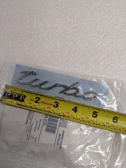 PORSCHE 9Y0853675B HATCH EMBLEM FOR 19-23 CAYENNE 4.0L TURBO NEW PGB2TB