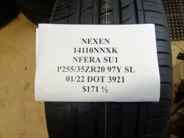 2 New Tires NEXEN NFERA SU1 P 255 35 20 97Y SL 14110NXK