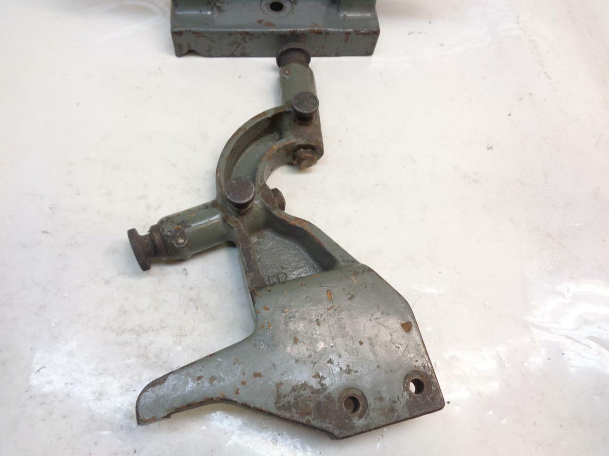 USED LATHE STEADY REST W/ LATHE FOLLOW REST 5" CAPACITY H1