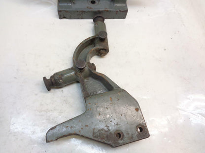 USED LATHE STEADY REST W/ LATHE FOLLOW REST 5" CAPACITY H1