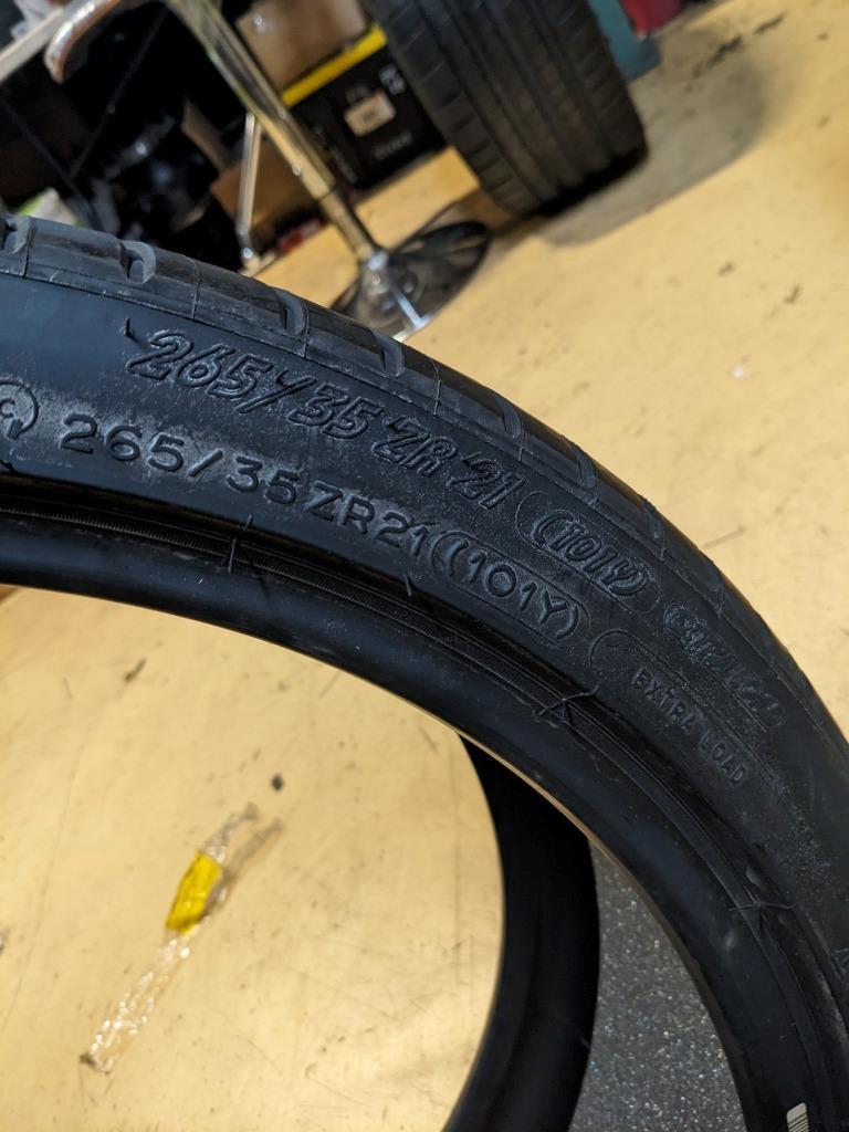 MICHELIN PILOT SUPER SPORT (TO) TESLA P 265 35 21 101Y XL TIRE 04778 CQ2